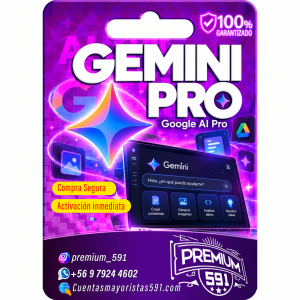 LINK Gemini Pro – Inteligencia Artificial Avanzada 18 MESES